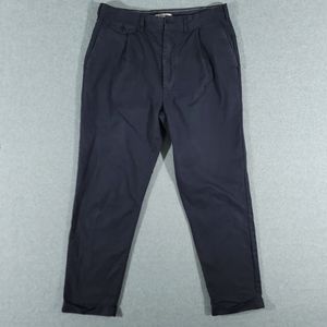 Alex Mill Standard Pleated Chino Pants 31 Mens Dark Blue Huckberry